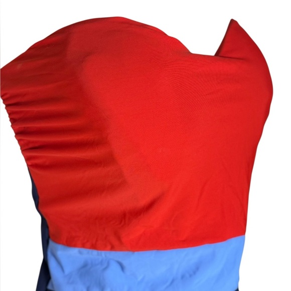 Sonnet Shores Women’s One Piece Swimsuit Womens Sizes 16 Blue and Red NWT - Picture 5 of 14